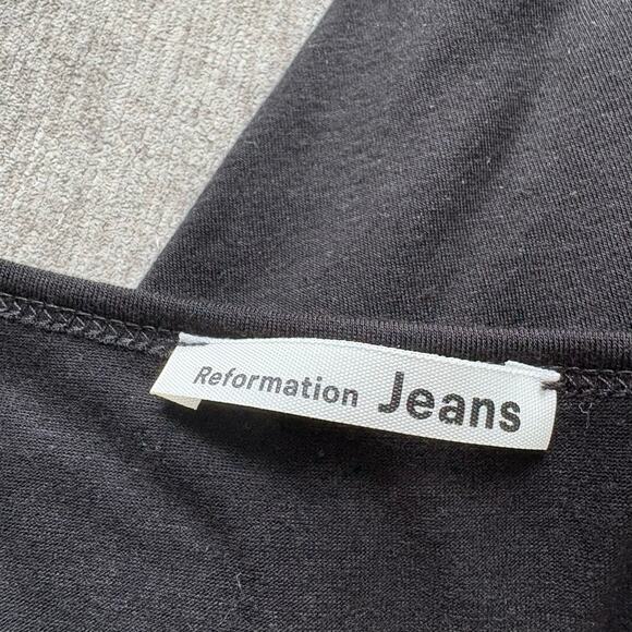 NWT Reformation Black Lilian Dress - Picture 2 of 4